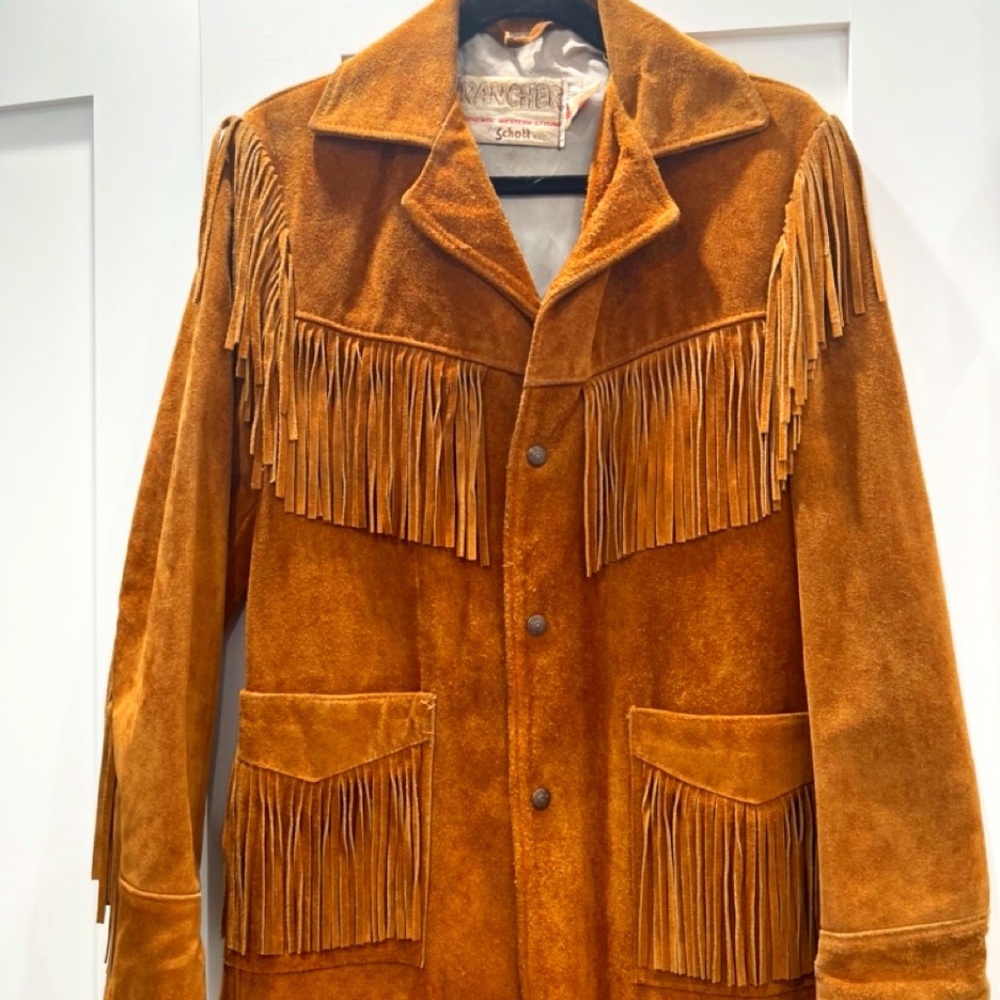 Genuine vintage Schott NYC Rancher fringe jacket size 36 (SM-MD)
